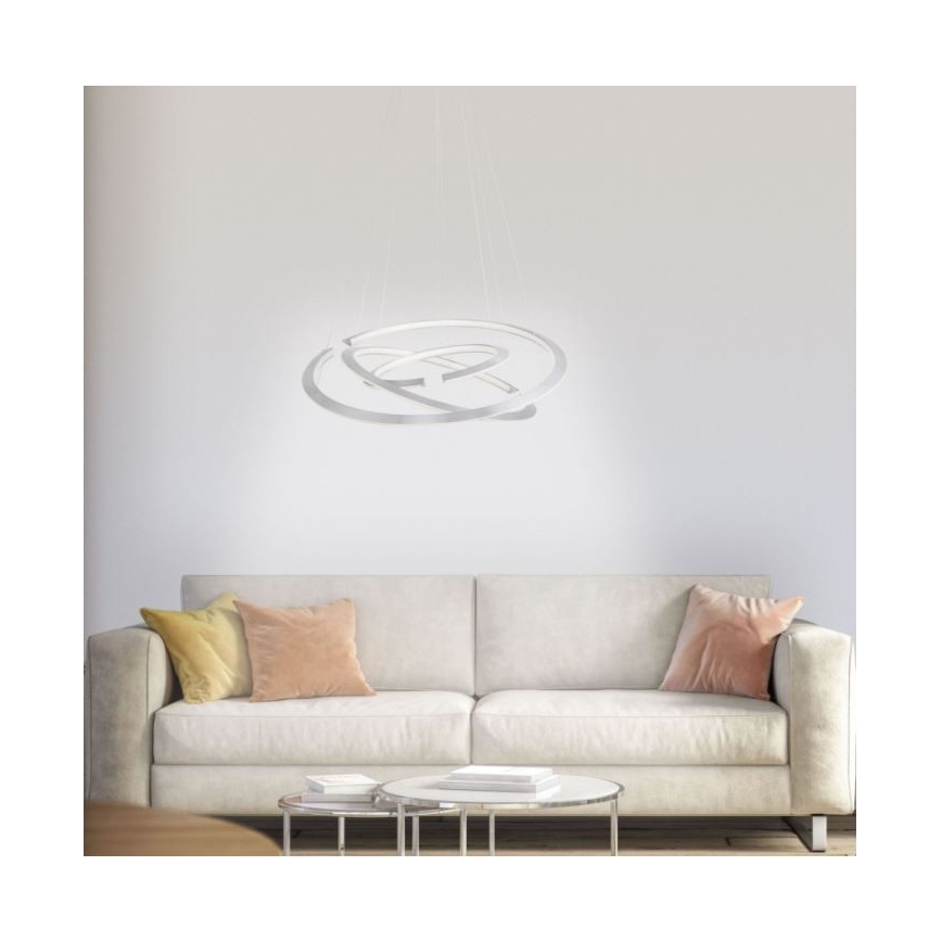 Paul Neuhaus 2493-55 - Himmennettävä LED-kattokruunu johdossa ALESSA 3xLED/38W/230V + kauko-ohjaus