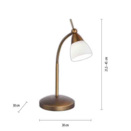 Paul Neuhaus 4001-11 - Himmennettävä LED-kosketuspöytävalaisin PINO 1xG9/3W/230V kupari