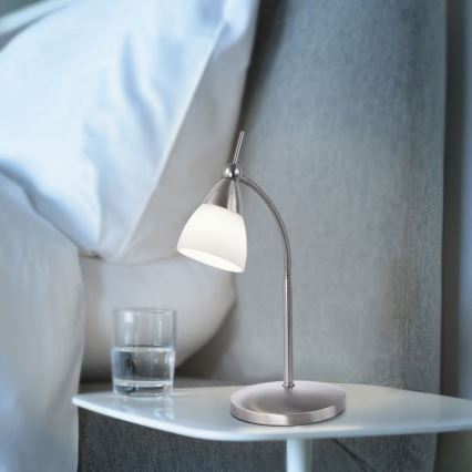 Paul Neuhaus 4001-55 - Himmennettävä LED-kosketuspöytävalaisin PINO 1xG9/3W/230V mattakromi