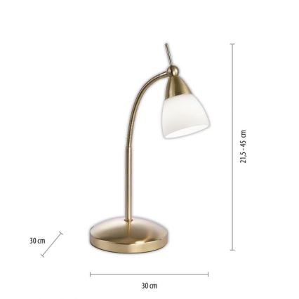 Paul Neuhaus 4001-60 - Himmennettävä LED-kosketuspöytävalaisin PINO 1xG9/3W/230V kulta