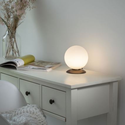 Paul Neuhaus 4013-11 - Himmennettävä LED-kosketuspöytävalaisin BUBBA 1xG9/3W/230V messinki