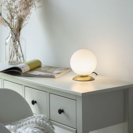 Paul Neuhaus 4013-60 - Himmennettävä LED-kosketuspöytävalaisin BUBBA 1xG9/3W/230V kulta