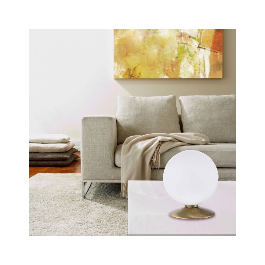 Paul Neuhaus 4013-60 - Himmennettävä LED-kosketuspöytävalaisin BUBBA 1xG9/3W/230V kulta