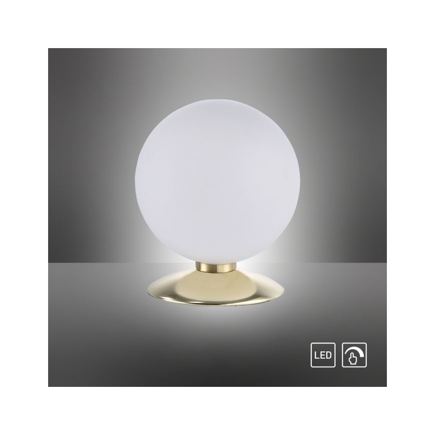 Paul Neuhaus 4013-60 - Himmennettävä LED-kosketuspöytävalaisin BUBBA 1xG9/3W/230V kulta