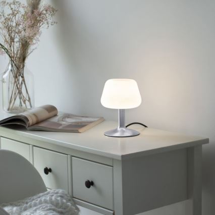 Paul Neuhaus 4078-55 - Himmennettävä LED-kosketuspöytävalaisin TILL 1xG9/3W/230V mattakromi