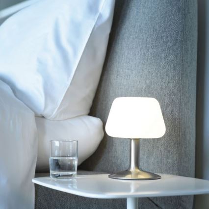 Paul Neuhaus 4078-55 - Himmennettävä LED-kosketuspöytävalaisin TILL 1xG9/3W/230V mattakromi