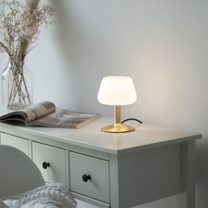 Paul Neuhaus 4078-60 - Himmennettävä LED-kosketuspöytävalaisin TILL 1xG9/3W/230V messinki
