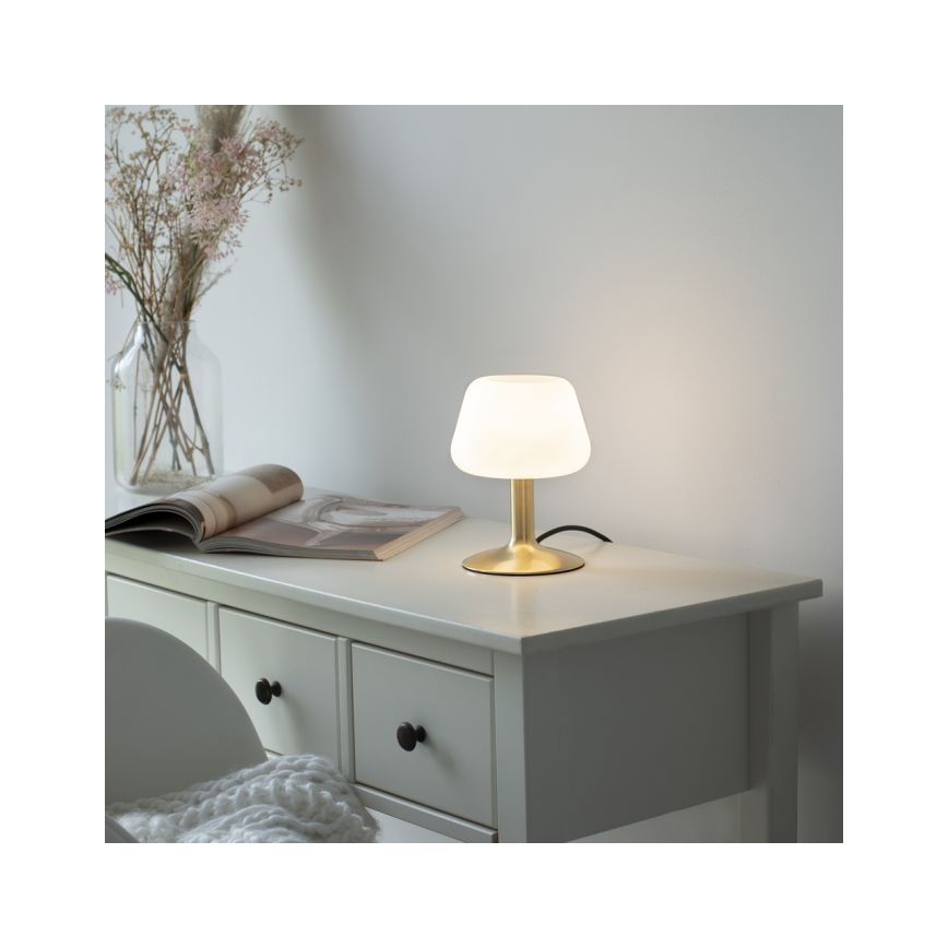 Paul Neuhaus 4078-60 - Himmennettävä LED-kosketuspöytävalaisin TILL 1xG9/3W/230V messinki