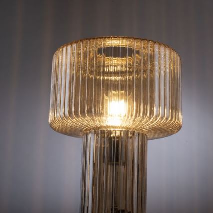 Paul Neuhaus 4092-27 - Pöytävalaisin FUNGUS 1xE27/10W/230V beige