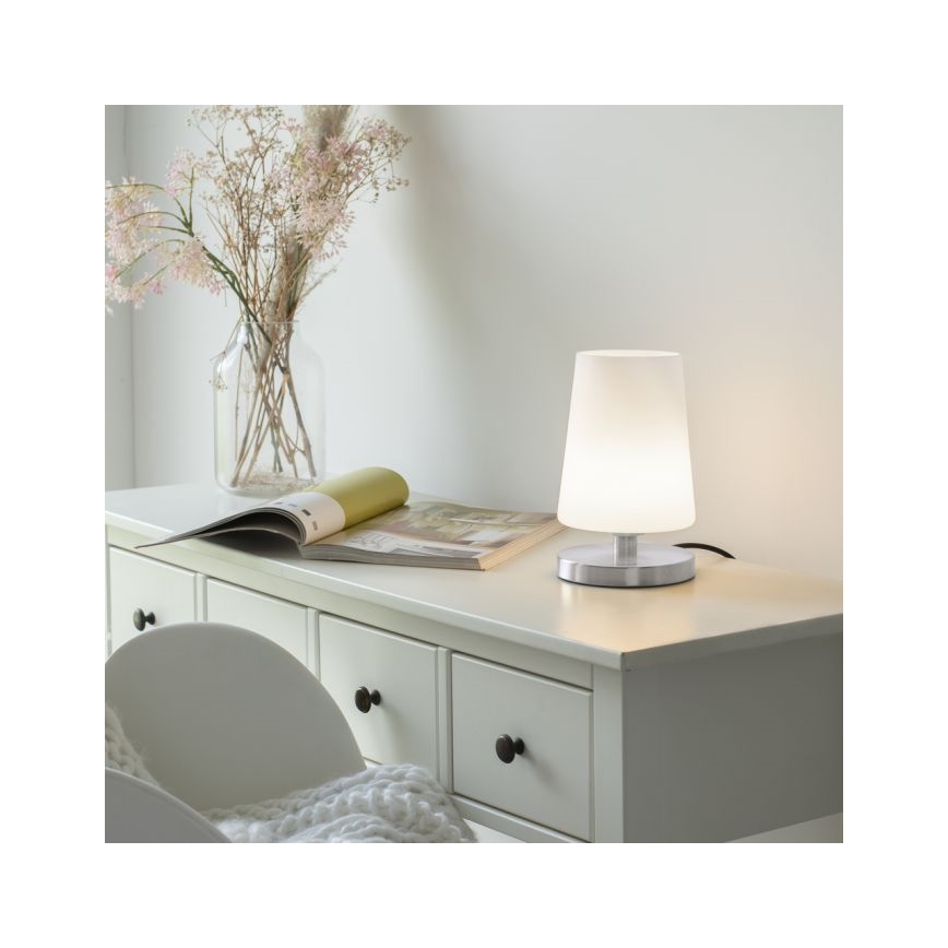 Paul Neuhaus 4146-55-LED Himmennettävä pöytälamppu SONJA 1xG9/3W/230V mattakromi