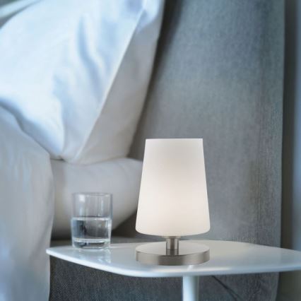 Paul Neuhaus 4146-55-LED Himmennettävä pöytälamppu SONJA 1xG9/3W/230V mattakromi