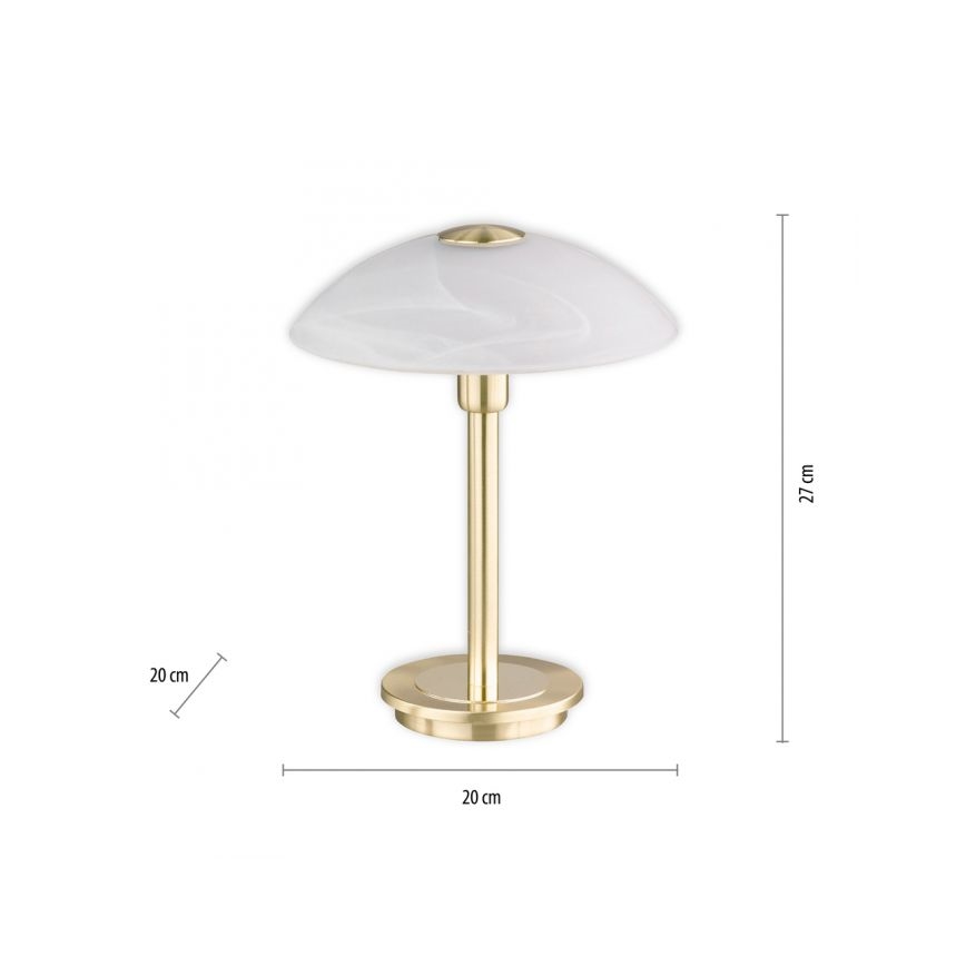 Paul Neuhaus 4235-60 - Kosketushimmennettävä pöytälamppu ENOVA 1xG9/28W/230V