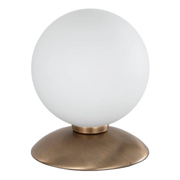 Paul Neuhaus 4437-11 - Himmennettävä LED-kosketuspöytävalaisin BUBBA 1xG9/28W/230V messinki