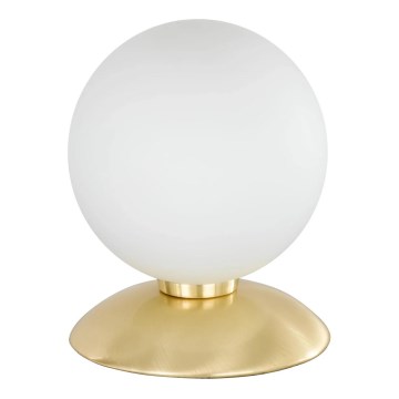 Paul Neuhaus 4437-60 - Himmennettävä kosketusohjattu pöytälamppu BUBBA 1xG9/28W/230V kultainen