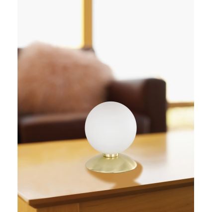 Paul Neuhaus 4437-60 - Himmennettävä LED-kosketuspöytävalaisin BUBBA 1xG9/28W/230V kulta