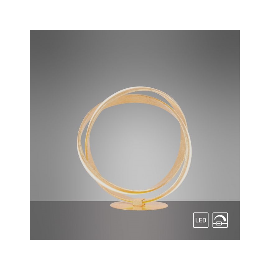 Paul Neuhaus 4531-12 - LED Himmennettävä pöytälamppu MELINDA LED/18W/230V kulta