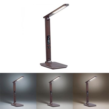 Paul Neuhaus 4595-23 - LED Himmennettävä lamppu langattomalla latauksella ADRIANO LED/5W/230V ruskea
