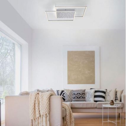 Paul Neuhaus 6024-55 - LED Himmennettävä pinta-asetettava kattokruunu YUKI LED/49W/230V + kauko-ohjain