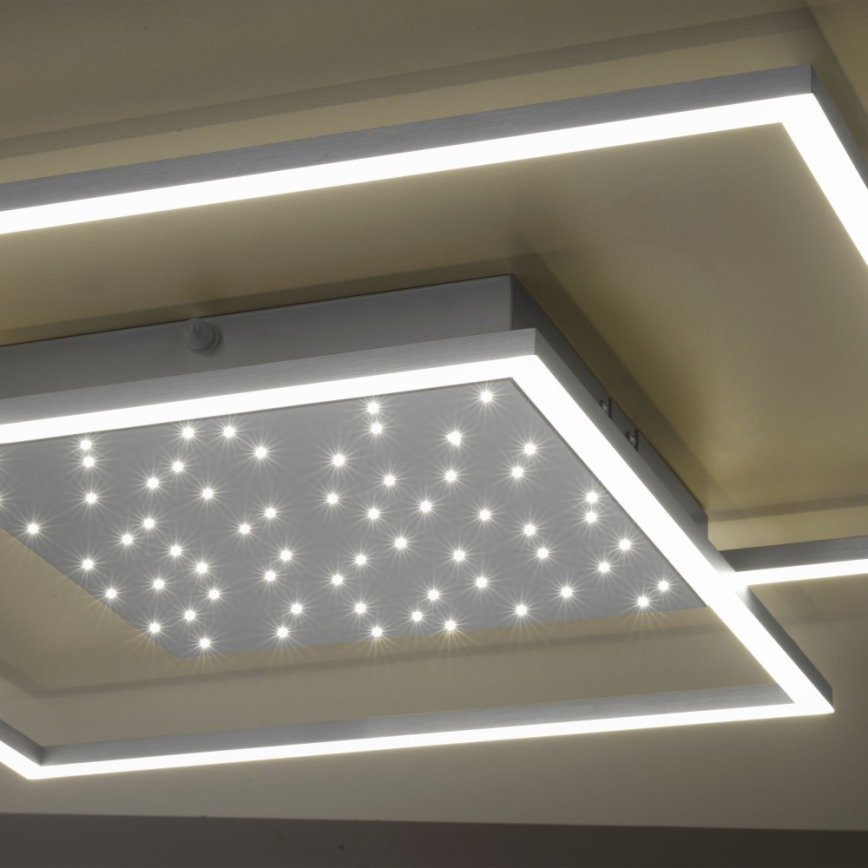 Paul Neuhaus 6024-55 - LED Himmennettävä pinta-asetettava kattokruunu YUKI LED/49W/230V + kauko-ohjain