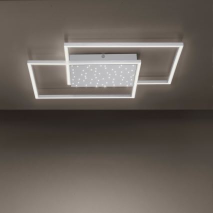 Paul Neuhaus 6024-55 - LED Himmennettävä pinta-asetettava kattokruunu YUKI LED/49W/230V + kauko-ohjain