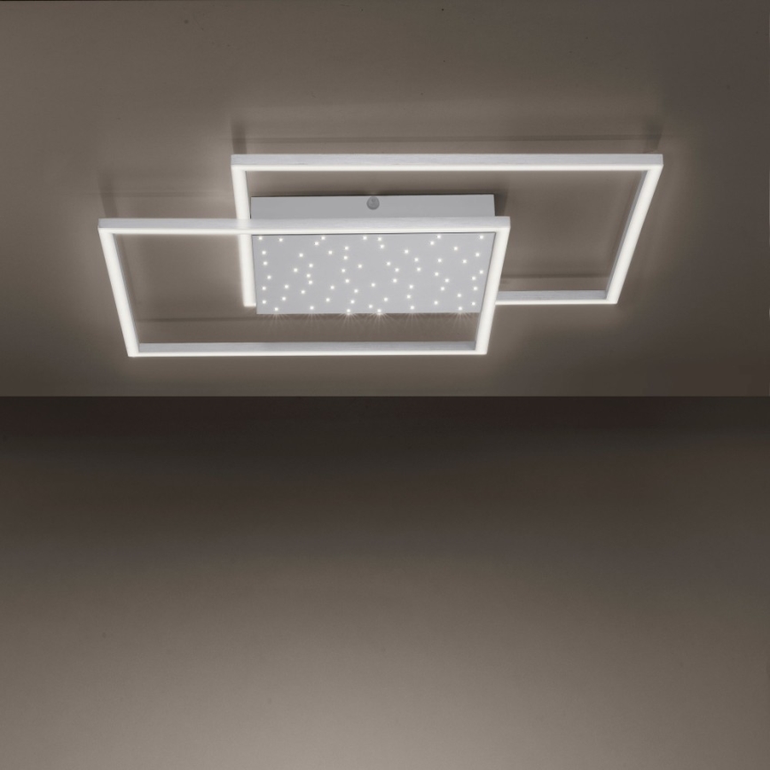 Paul Neuhaus 6024-55 - LED Himmennettävä pinta-asetettava kattokruunu YUKI LED/49W/230V + kauko-ohjain