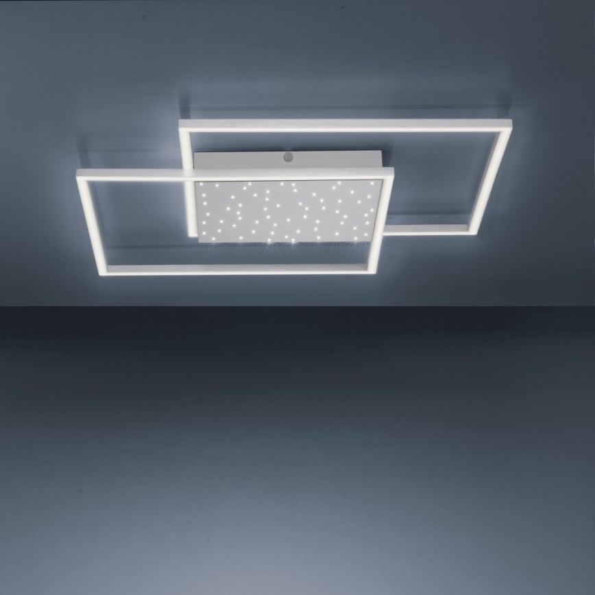 Paul Neuhaus 6024-55 - LED Himmennettävä pinta-asetettava kattokruunu YUKI LED/49W/230V + kauko-ohjain