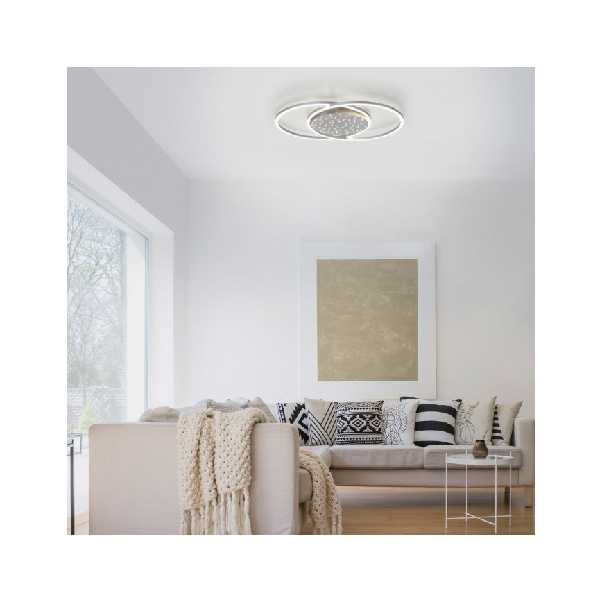 Paul Neuhaus 6025-55 - LED Himmennettävä kattovalo YUKI LED/48W/230V + kaukosäädin