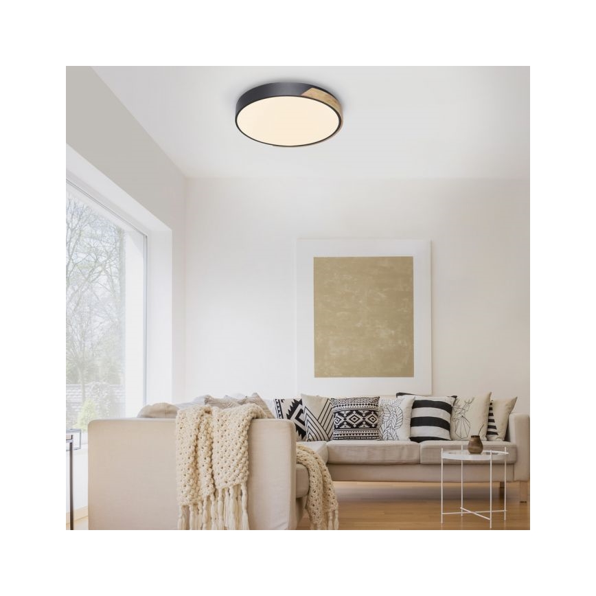 Paul Neuhaus 6071-18 - Himmennettävä LED-kattovalaisin Q-PIATO LED/35W/230V halkaisija 51 cm 2700-5000K Wi-Fi + kauko-ohjaus