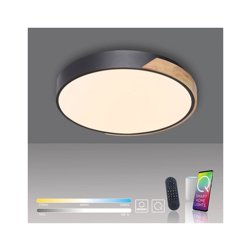 Paul Neuhaus 6071-18 - Himmennettävä LED-kattovalaisin Q-PIATO LED/35W/230V halkaisija 51 cm 2700-5000K Wi-Fi + kauko-ohjaus