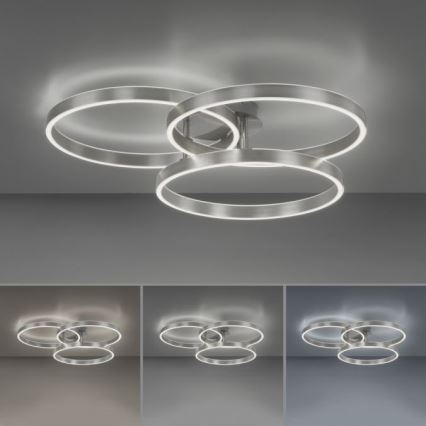 Paul Neuhaus 6233-55 - Himmennettävä LED-kattovalaisin PAAN LED/45,5W/230V 2700-5000K + kauko-ohjaus