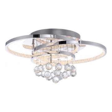 Paul Neuhaus 6267-17 - Himmennettävä LED-kattovalaisin ROTAZO LED/32W/230V halkaisija 45 cm kiiltävä kromi