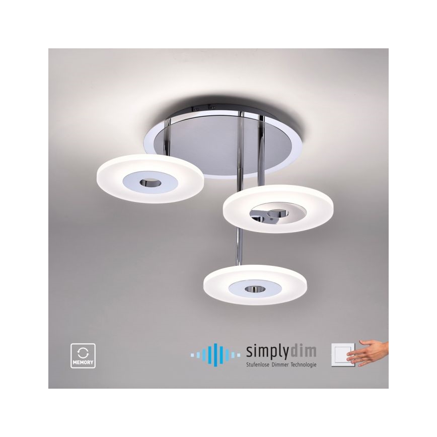 Paul Neuhaus 6446-55 - LED-himmennyskattokruunu ADALI 3xLED/13W/230V