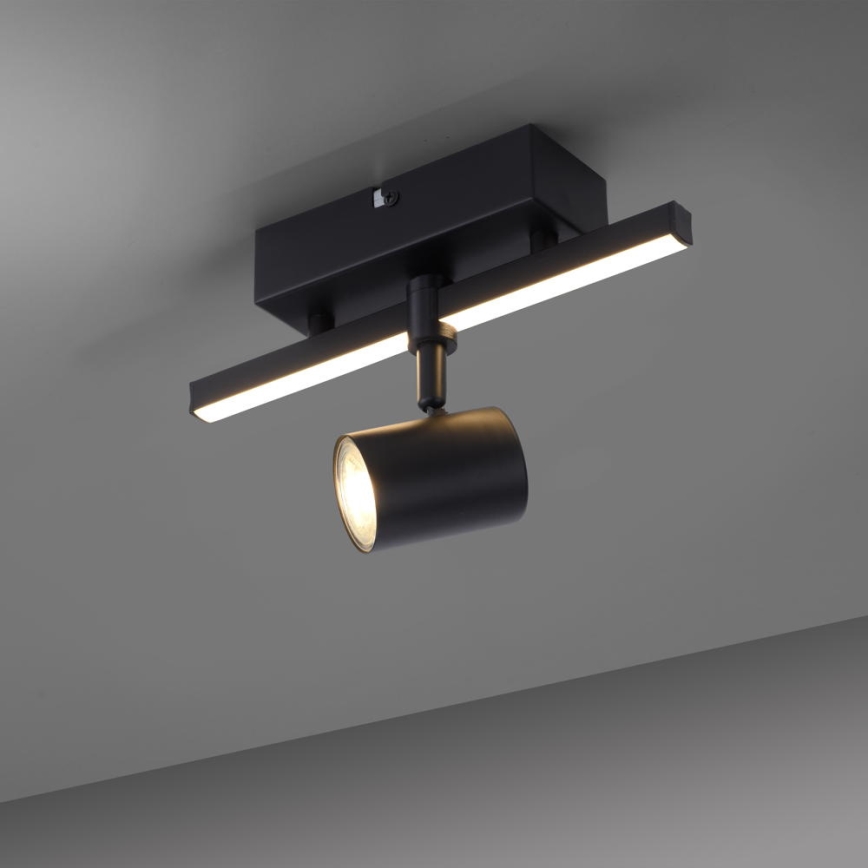 Paul Neuhaus 6523-18 - LED-kohdevalo BARIK 1xGU10/4,5W/230V + LED/3W