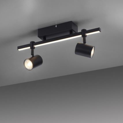 Paul Neuhaus 6524-18 - LED-kohdevalo BARIK 2xGU10/4,5W/230V + LED/5W