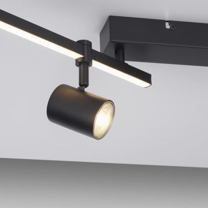 Paul Neuhaus 6525-18 - LED-kohdevalo BARIK 4xGU10/4,5W/230V + LED/10W
