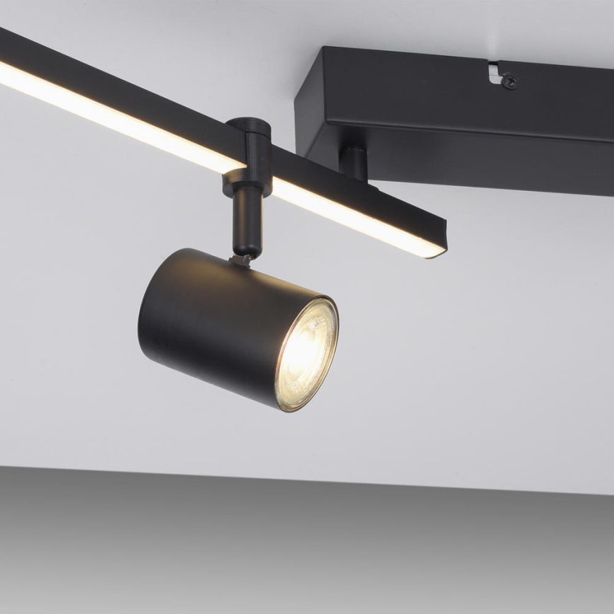 Paul Neuhaus 6525-18 - LED-kohdevalo BARIK 4xGU10/4,5W/230V + LED/10W