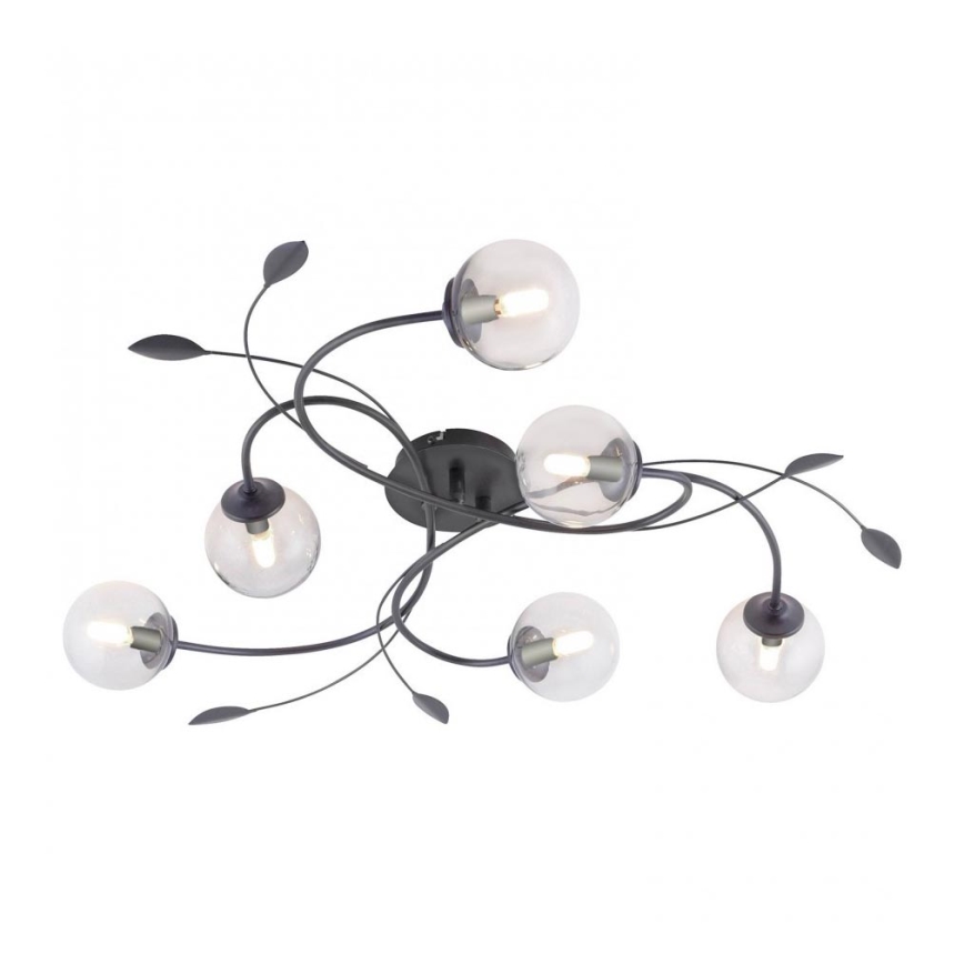 Paul Neuhaus 6737-18 - LED Pinta-asetettava kattokruunu WIDOW 6xG9/3W/230V