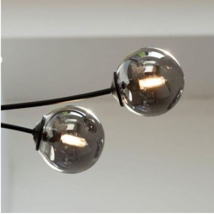 Paul Neuhaus 6737-18 - LED Pinta-asetettava kattokruunu WIDOW 6xG9/3W/230V