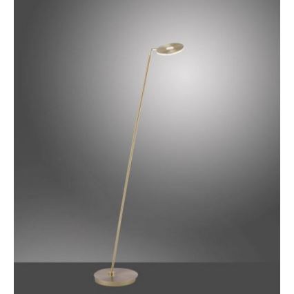 Paul Neuhaus 676-60 - LED Himmennettävä kosketus lattialamppu MARTIN LED/13,5W/230V messinki