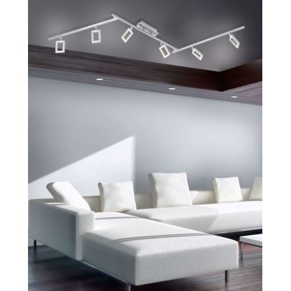 Paul Neuhaus 6965-55 - Himmennettävä LED-kohdevalaisin INIGO 6xLED / 4W / 230V