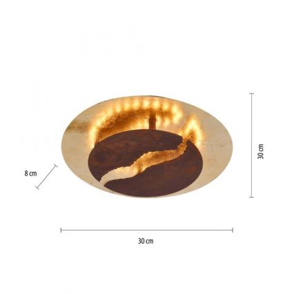Paul Neuhaus 6982-48 - LED Himmennettävä kattovalo NEVIS LED/26W/230V