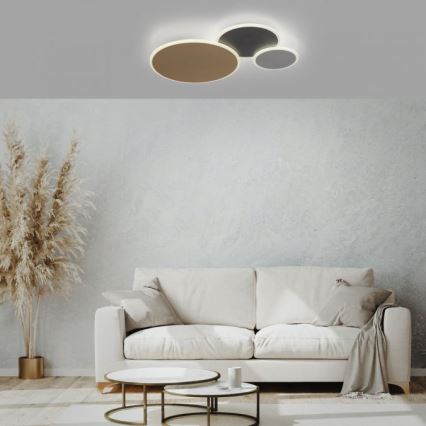 Paul Neuhaus 8007-70 - Himmennettävä LED-kattovalaisin Q-PIATO LED/35W/230V 2700-5000K Wi-Fi + kauko-ohjaus