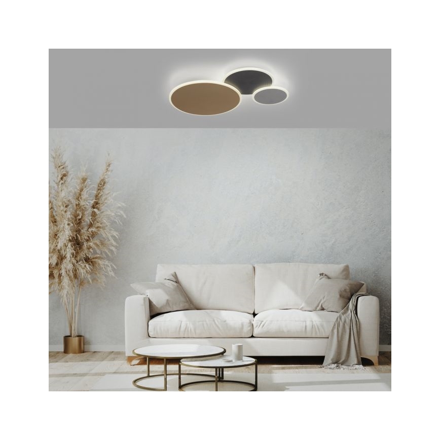 Paul Neuhaus 8007-70 - Himmennettävä LED-kattovalaisin Q-PIATO LED/35W/230V 2700-5000K Wi-Fi + kauko-ohjaus