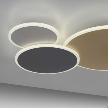 Paul Neuhaus 8007-70 - Himmennettävä LED-kattovalaisin Q-PIATO LED/35W/230V 2700-5000K Wi-Fi + kauko-ohjaus