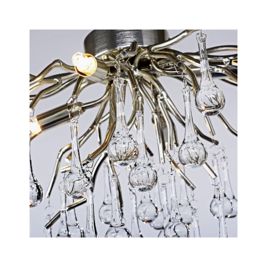 Paul Neuhaus 8090-55 - Kiinteä kattokruunu ICICLE 4xG9/40W/230V