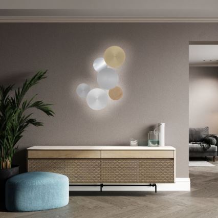 Paul Neuhaus 8152-79 - Himmennettävä LED-seinävalaisin PUNTUA LED/1W/3,7V 2200 mAh + kauko-ohjaus
