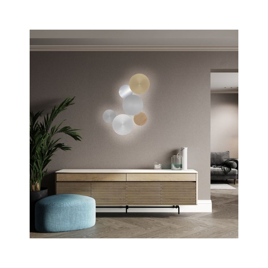 Paul Neuhaus 8152-79 - Himmennettävä LED-seinävalaisin PUNTUA LED/1W/3,7V 2200 mAh + kauko-ohjaus