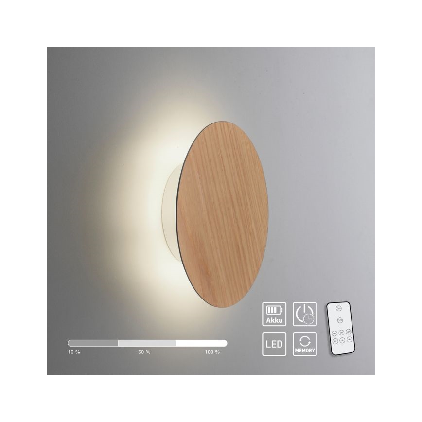Paul Neuhaus 8152-79 - Himmennettävä LED-seinävalaisin PUNTUA LED/1W/3,7V 2200 mAh + kauko-ohjaus