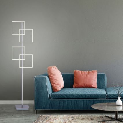 Paul Neuhaus 817-55 - LED-himmennettävä lattiavalaisin INIGO 4xLED / 8W / 230V + RC