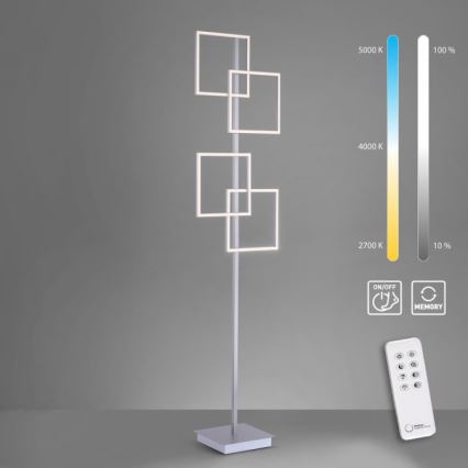 Paul Neuhaus 817-55 - LED-himmennettävä lattiavalaisin INIGO 4xLED / 8W / 230V + RC